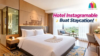 Hotel Instagramable buat staycation dengan interior estetik dan pencahayaan alami.