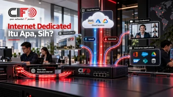 Penjelasan apa itu internet dedicated untuk kebutuhan perusahaan.