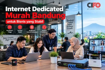 Koneksi internet dedicated untuk bisnis di Bandung