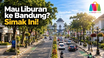 Wisatawan menikmati suasana Kota Bandung untuk liburan bersama Walanja