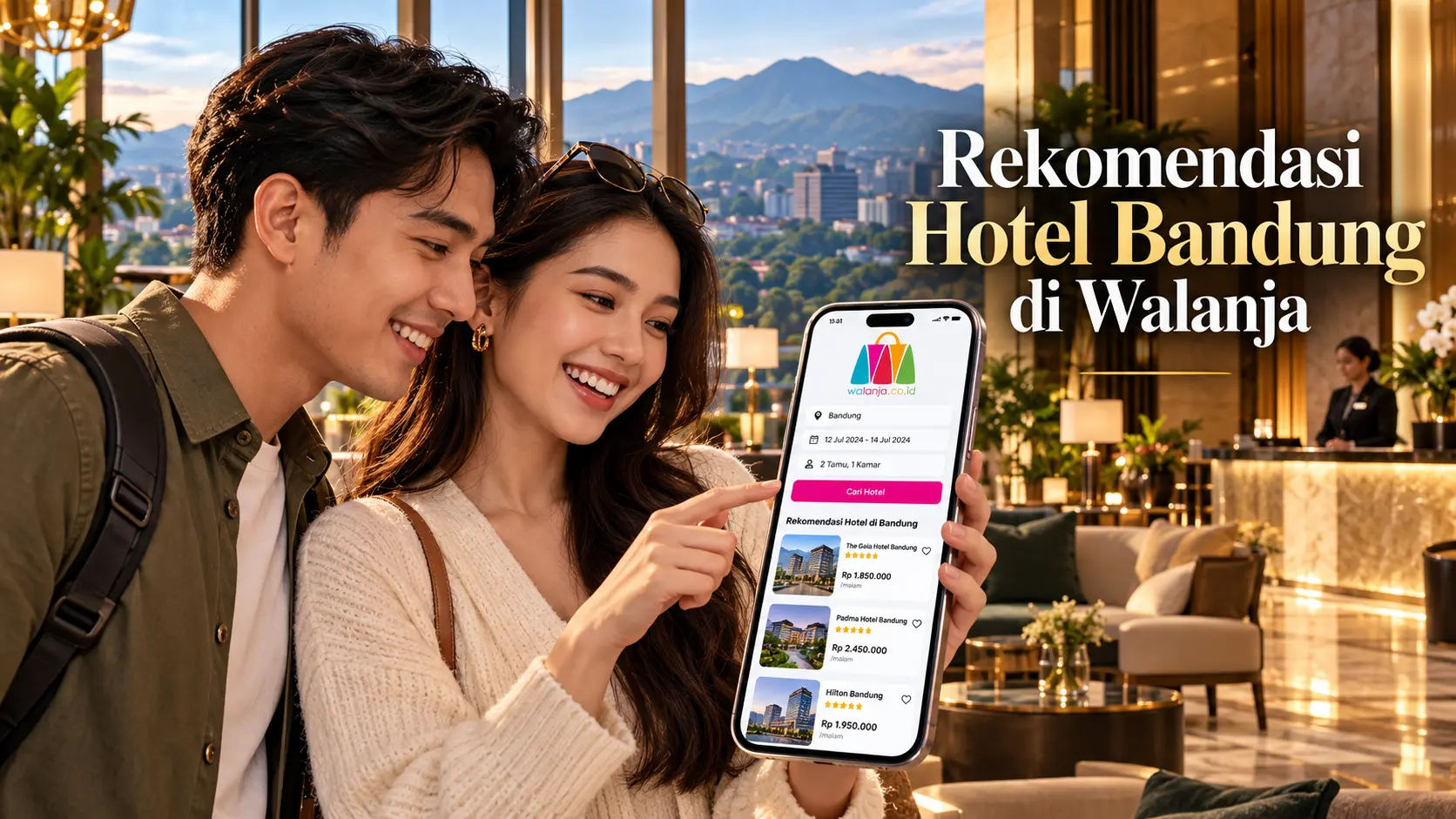 Rekomendasi hotel Bandung di Walanja untuk staycation dan liburan.