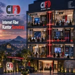 Backbone fiber optik CIFO untuk gedung kantor bertingkat di Sumedang.